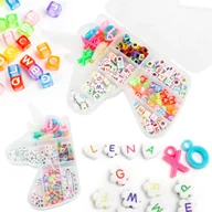 Zabawki sensoryczne - Koraliki jednorożec literki - miniaturka - grafika 1