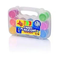 Przybory szkolne - Astra papiernicze Farby plakatowe 12/20ml walizka - miniaturka - grafika 1