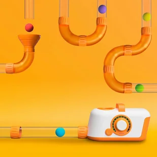 Fat Brain Toys Dmuchawa kulodrom do Piłek Air Toobz - Mały naukowiec - miniaturka - grafika 1