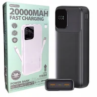 Powerbanki - Powerbank Fast Charging 20000 mAh USB-C 2.4a Super Szybkie Ładowanie USB - miniaturka - grafika 1