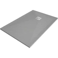 Brodziki prysznicowe - Mexen Stone+ brodzik kompozytowy prostokątny 130 x 70 cm, szary-beton - miniaturka - grafika 1