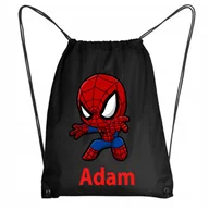 Plecaki worki - WOREK SZKOLNY NA WF SPIDER-MAN MARVEL + IMIĘ - miniaturka - grafika 1