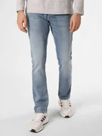 Spodnie męskie - Tommy Jeans Dżinsy - Scanton Mężczyźni Slim Fit Bawełna niebieski jednolity, 30-30 - miniaturka - grafika 1
