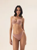 Majtki damskie - Majtki stringi Korin Esotiq brudny róż M - miniaturka - grafika 1