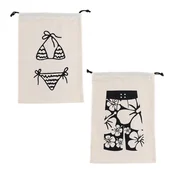 Akcesoria podróżnicze - Organizer podróżny na strój kąpielowy, 34 x 23 cm ze ściągaczem - miniaturka - grafika 1