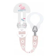 Akcesoria do smoczków - MAM Zawieszka do smoczka Clip It! z osłonką 0m+ Girl różowa >> 0zł za wysyłkę przy zakupach od 149 zł << - miniaturka - grafika 1