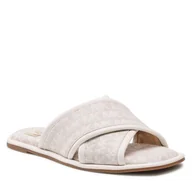 Klapki i japonki damskie - Michael Kors Klapki MICHAEL Gideon Slide 40S2GDFP1Y Natural - miniaturka - grafika 1