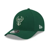 Czapki i chusty sportowe męskie - Czapka z daszkiem New Era 9FORTY Milwaukee Bucks NBA Team M-Crown Dark Green Snapback - 60755461 - miniaturka - grafika 1
