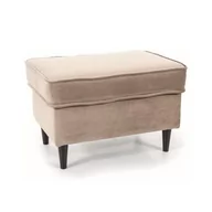 Fotele - ★KUPON 10% NA STRONIE★ Podnóżek RON P Velvet Signal Bluvel 40 ciemny beż - miniaturka - grafika 1