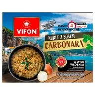 Zupy w płynie - Vifon Danie błyskawiczne nudle z sosem carbonara w stylu włoskim 97 g - miniaturka - grafika 1