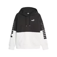 Bluzy damskie - PUMA Damska bluza z kapturem Power Colorblock Fl Sweat - miniaturka - grafika 1