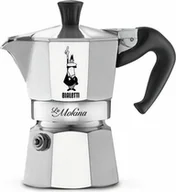 Dzbanki i imbryki - Bialetti ekspres do kawy Moka Express La Mokina, 1 filiżanka, espresso, dzbanek do espresso, ekspres do kawy, aluminium, srebrny, 40 ml, 2380 - miniaturka - grafika 1
