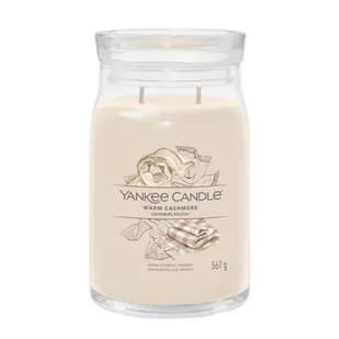 Yankee Candle Signature Warm Cashmere Duża Świeca Zapachowa 567G - Świece - miniaturka - grafika 1