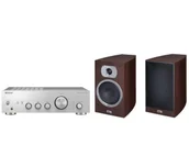Zestawy stereo - Pioneer A-10AE Srebrny + Heco Victa Prime 302 Espresso - miniaturka - grafika 1