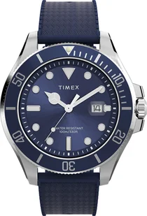 Zegarek Zegarek Timex TW2Y05000 Harborside Coast 44mm Synthetic Rubber Strap - Zegarki męskie - miniaturka - grafika 1