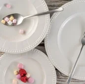 Serwisy obiadowe - Serwis obiadowy na 12 osób VENICE WHITE - miniaturka - grafika 1