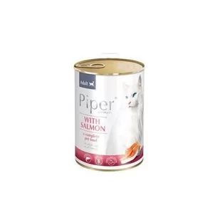 Piper Piper dla kota z łososiem 400g - 400g Łosoś - Mokra karma dla kotów - miniaturka - grafika 1