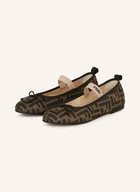 Moda i Uroda OUTLET - Fendi Baleriny Mary Jane schwarz - miniaturka - grafika 1
