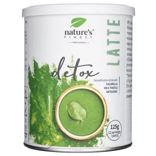 Nature's Finest, Detox Latte, 125 g - Witaminy i minerały - miniaturka - grafika 1