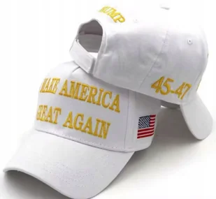 Czapka z daszkiem Make america great again Donald Trump złota - Czapki i chusty sportowe męskie Czapka z daszkiem Make america great again Donald Trump złota - Czapki i chusty sportowe męskie - miniaturka - grafika 1