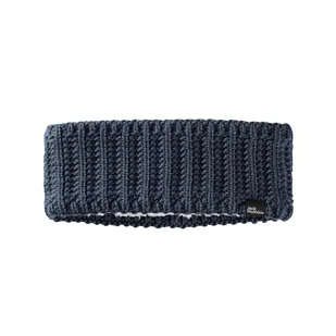 Damska Opaska JACK WOLFSKIN HIGHLOFT KNIT HEADBAND W 1908022-1010 – Granatowy - Czapki damskie - miniaturka - grafika 1