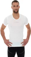 Koszulki męskie - Brubeck Koszulka unisex Base Layer Brubeck biała r. L SS10540 - miniaturka - grafika 1