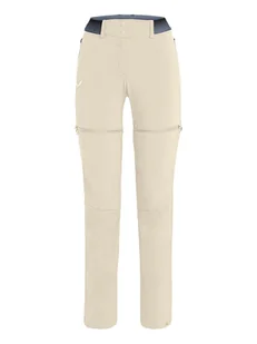 Salewa Spodnie softshellowe  Zipp-Off "Pedroc" w kolorze kremowym - Spodnie sportowe damskie - miniaturka - grafika 1