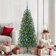 Bombki - vidaXL Zestaw Bombek Choinkowych z 150 diodami LED 61 pcs Niebieski - miniaturka - grafika 1