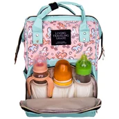 Torby i organizery dla mam - Bestomi, Plecak dla mamy do wózka, Miętowy w Jednorożce - miniaturka - grafika 1