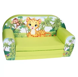 Małpiszon, mini sofa Print - tropik - Zestawy mebli dla dzieci - miniaturka - grafika 1
