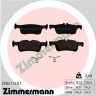 Klocki hamulcowe - Klocki hamulcowe - komplet ZIMMERMANN 25841.140.1 - miniaturka - grafika 1