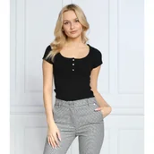 Bluzki damskie - GUESS Bluzka KARLEE | Slim Fit - miniaturka - grafika 1