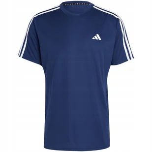 Koszulka męska adidas Train Essentials 3-Stripes Training Tee granatowa IB8 - Koszulki męskie - miniaturka - grafika 1