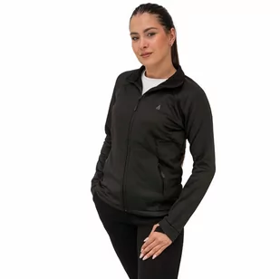 Ciepły polara damski bluza polarowa rozpinana czarna z kieszeniami Captain Mike 3XL - Bluzy damskie - miniaturka - grafika 1