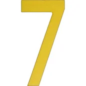 Numery na dom - Metro Cyfra złota szczotkowana 7 50 mm - miniaturka - grafika 1