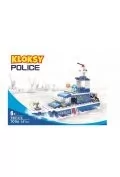 Klocki - Klocki Kloksy Policja łódź patrolowa 141 elementów - miniaturka - grafika 1