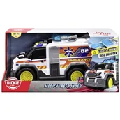 Samochody i pojazdy dla dzieci - A.S. Ambulans biały, 30 cm Simba - miniaturka - grafika 1