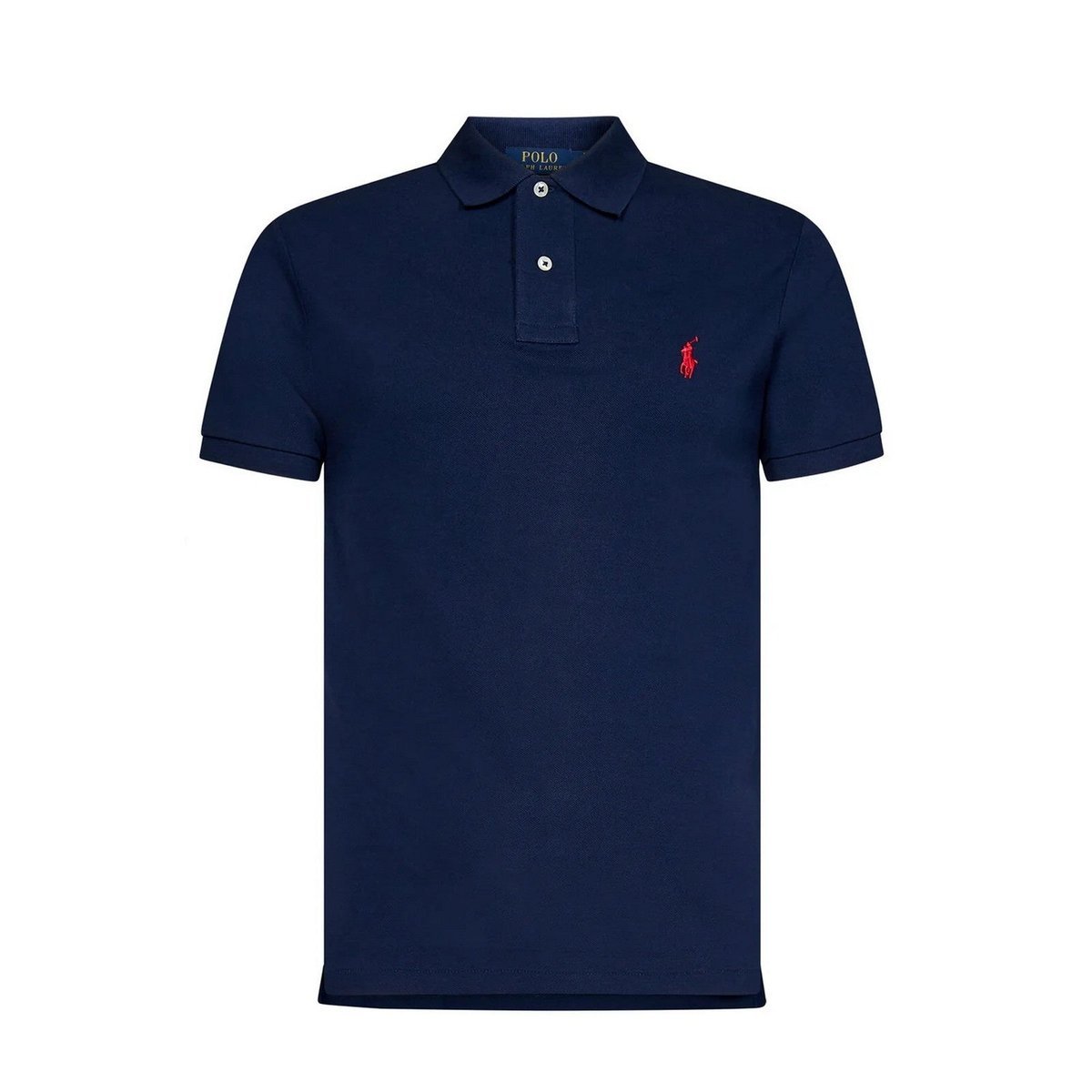 Polo Uomo Ralph Lauren - Sskcslim1-Short Sleeve-Knit - Blu