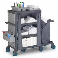 Wózki serwisowe - Fantom PROCART 432 wózek hotelowy - miniaturka - grafika 1