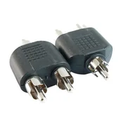 Kable - Rozgałęźnik wtyk RCA na 2 wtyki RCA - miniaturka - grafika 1