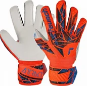 Piłka nożna - Reusch Rękawice Reusch Attrakt Solid Finger Support Junior 54 72 510 2210 - miniaturka - grafika 1
