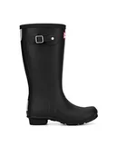 Buty dla dziewczynek - Hunter Kalosze JFT6000RMA Czarny - miniaturka - grafika 1