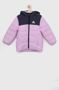 adidas Performance kurtka dziecięca kolor fioletowy - Kurtki i płaszcze dla dziewczynek - miniaturka - grafika 1