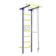 Wyposażenie sportowe i gimnastyczne - Małpiszon, Drabinka gimnastyczna Next 6, Niebieski - miniaturka - grafika 1