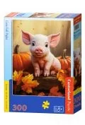 Puzzle 300 Cute Fall Piglet CASTOR - Castorland - Puzzle - miniaturka - grafika 1
