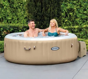 Lumarko Jacuzzi z hydromasażem, okrągłe, PureSpa, 196x71 cm - Akcesoria do basenów - miniaturka - grafika 15