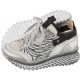 Sneakersy damskie - Sneakersy Srebrne 04916-03/00-5 (MA688-c) Maciejka - miniaturka - grafika 1