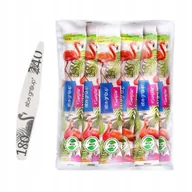 Akcesoria do paznokci - Aba Group Pilnik do Paznokci Wings 180/240 Slim Bezpieczny Pakiet Zestaw 25szt. - miniaturka - grafika 1