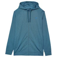 Bluzy sportowe męskie - Męska bluza 4F Sweatshirt Fnk M404 Rozmiar: XXL / Kolor: niebieski - miniaturka - grafika 1