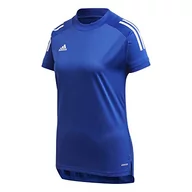 Swetry damskie - Adidas damski sweter treningowy Condivo 20, Team Royal Blue/White, M FJ7532 - miniaturka - grafika 1